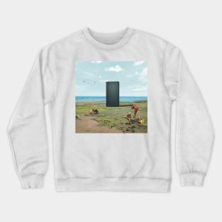 Digging For More - Surreal/Collage Art Crewneck Sweatshirt